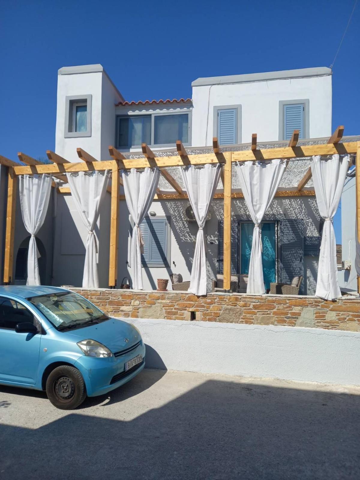 Κυκλαδίτικη Βίλα Στην Παραλία Αντώνηδες, Κύθνου Kíthnos Extérieur photo